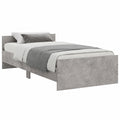 Modernes Bettgestell aus Beton in Grau, 90x200 cm, für Schlafzimmer oder Gästezimmer