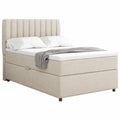 Luxuriöses Boxspringbett Everest 120x200 cm mit Bettkasten und Topper, Modernes Polsterbett für maximalen Schlafkomfort