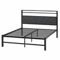 Modernes Polsterbett 120x200 cm mit robustem Lattenrost und stabilem Bettrahmen